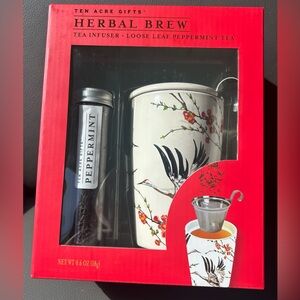 Ten Acre Herbal Brew Tea Infuser Loose Leaf Peppermint Tea